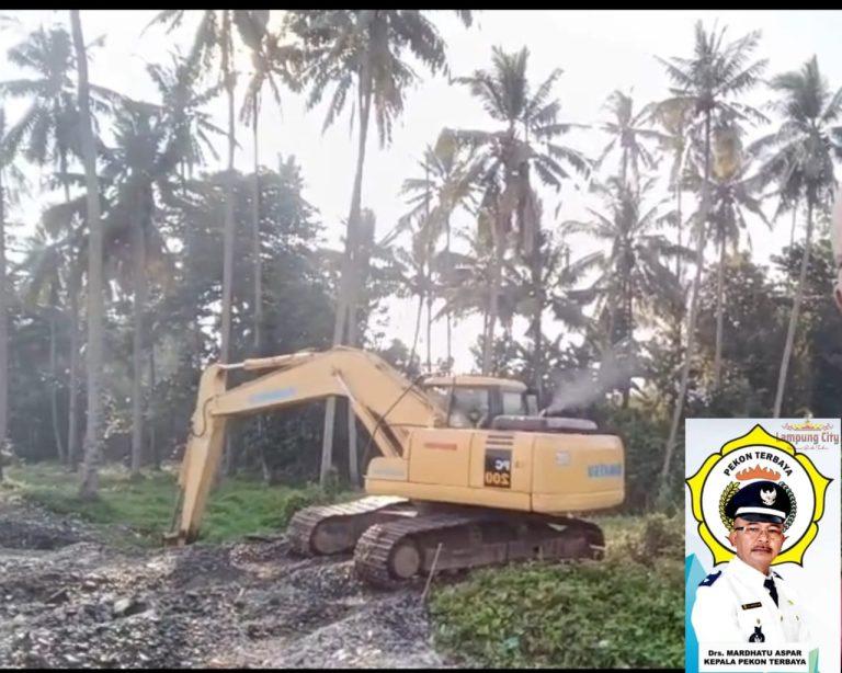 Pemerintah Respon Cepat Usulan Warga, Normalisasi Sungai Way Cukuh Batu Dilaksanakan
