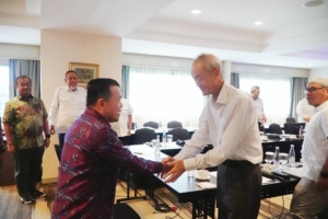 Gubernur dan Bupati Bertemu Direksi Pelindo dan Pulau Laut Line, Percepat Rencana Pengembangan Pelabuhan Muara Sabak