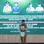 Hadiri Pelantikan Persatuan Purnawirawan Angkatan Darat, Wagub Sani Tekankan Menjaga Keutuhan NKRI
