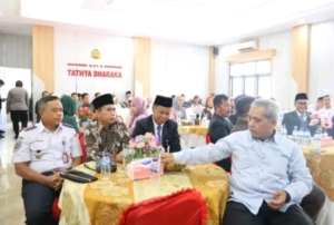 Humas PLTA KMH menhadiri Memperingati hari Bhayangkara Ke79