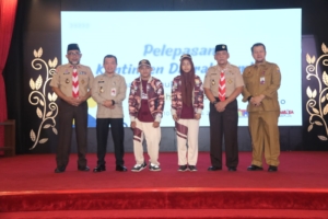 Gubernur Al Haris Lepas 88 Kontingen Pramuka Disabilitas