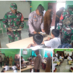 Polsek Buay Bahuga Monitoring Pembagian MBG Sekaligus Berikan Binluh Ke Pelajar Sekola