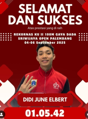 Didi June Elbert Borong 4 Emas di KRAPDA DKI 2025, Siap Guncang Asian Youth Games Bahrain!