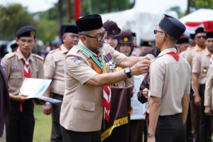 Sekda Sudirman Tekankan Peran Strategis Pramuka dalam Pembentukan Karakter Pemuda
