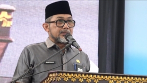Sekda Sudirman Kukuhkan Hj. Hesti Haris Sebagai Bunda Literasi Provinsi Jambi