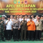 Apel Kesiapan Tanggap Darurat Bencana, Bupati Karawang: Sinergi Jadi Kekuatan Hadapi Bencana