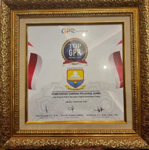 Berprestasi Kelola Digital Komunikasi Publik, Pemprov Jambi Dianugerahi TOP GPR Award 2025