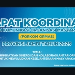 Forkom Ormas Jambi Ajak Ormas Perkuat Sinergi Lewat RAKOR dan Sosialisasi