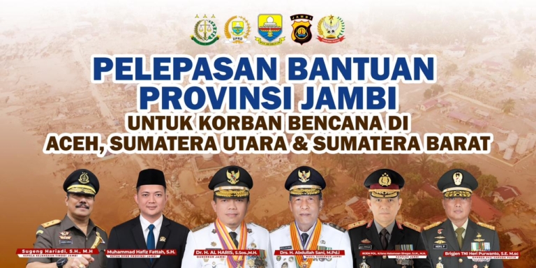 Pemprov Jambi Gelar Rapat Persiapan Kirim Bantuan untuk Korban Bencana di Aceh, Sumatera Barat dan Sumatera Utara