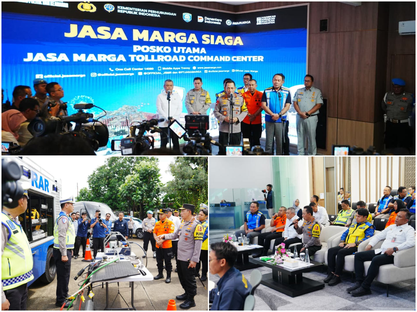 Kapolri Tinjau Pos Command Center, Pastikan Arus Mudik Berjalan Aman dan Nyaman Kapolri Tinjau Pos Command Center, Pastikan Arus Mudik Berjalan Aman dan Nyaman