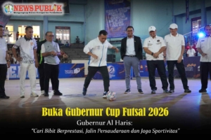 Buka Gubernur Cup Futsal 2026, Gubernur Al Haris: Cari Bibit Berprestasi, Jalin Persaudaraan dan Jaga Sportivitas