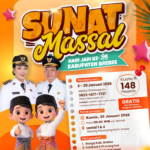 Memeriahkan Hari Jadi Kabupaten Brebes ke-348,RSUD Brebes Dan BAZNAS Brebes Gelar Khitan Massal Gratis