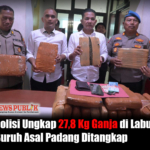 Polisi Ungkap 27,8 Kg Ganja di Labusel, Buruh Asal Padang Ditangkap
