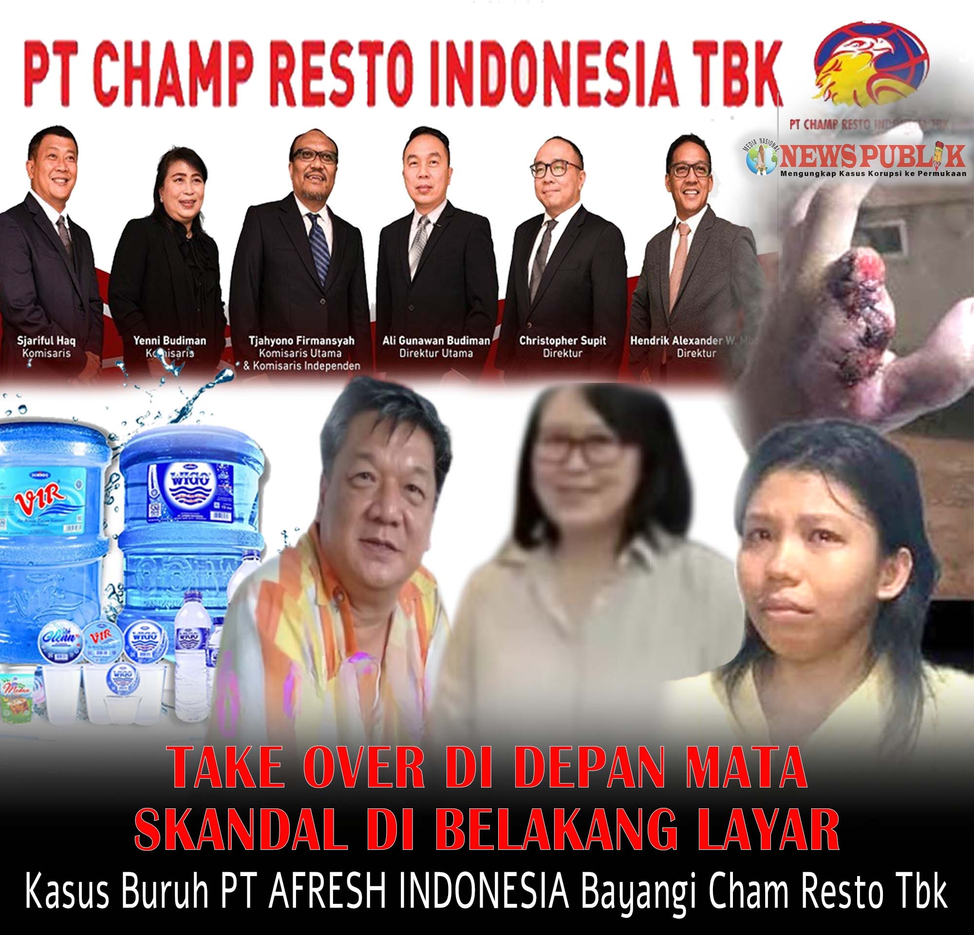 TAKE OVER DI DEPAN MATA, SKANDAL DI BELAKANG LAYAR: Kasus Buruh PT AFRESH INDONESIA Bayangi Cham Resto Tbk TAKE OVER DI DEPAN MATA, SKANDAL DI BELAKANG LAYAR: Kasus Buruh PT AFRESH INDONESIA Bayangi Cham Resto Tbk