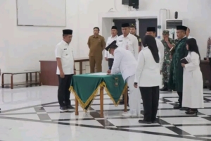 Bupati Aep Lantik 63 Pejabat di Lingkungan Pemkab Karawang