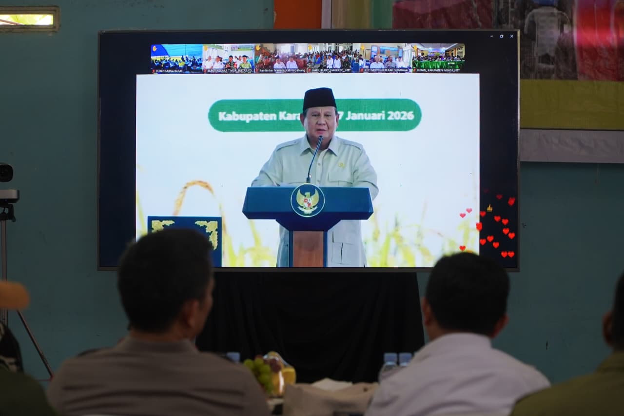 Presiden Prabowo Umumkan Indonesia Swasembada Pangan: Gubernur Al Haris Hadiri Tasyakuran Secara Virtual