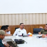 Bupati Labusel Terima Audiensi KPU, Perkuat Sinkronisasi Data Pemilih