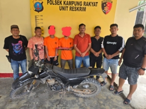 Polsek Kampung Rakyat Ungkap Peredaran Sabu di Tanjung Mulia, Dua Tersangka Diamankan