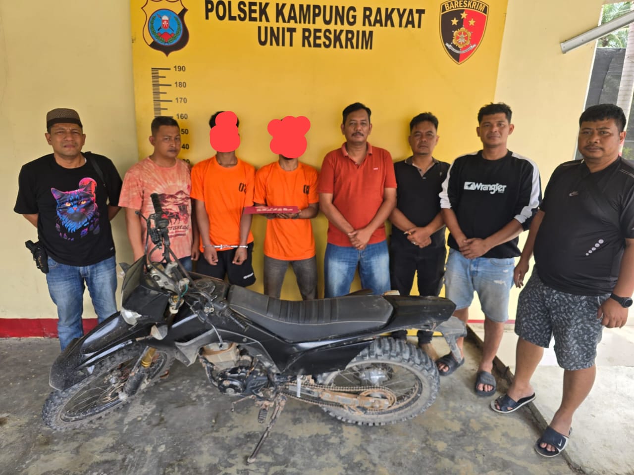 Polsek Kampung Rakyat Ungkap Peredaran Sabu di Tanjung Mulia, Dua Tersangka Diamankan