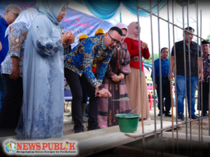 Bupati Labusel Letakkan Batu Pertama Pembangunan RSU Nur’Aini di Kotapinang
