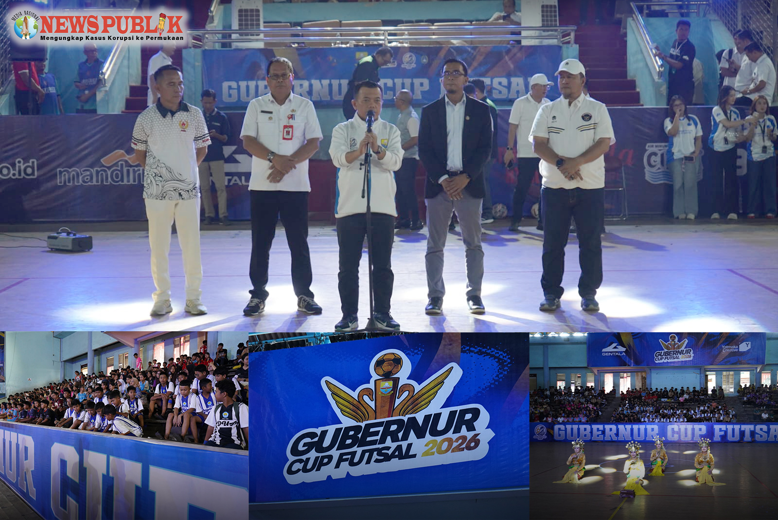 Buka Gubernur Cup Futsal 2026, Gubernur Al Haris: Cari Bibit Berprestasi, Jalin Persaudaraan dan Jaga Sportivitas