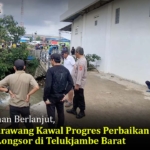Pengamanan Berlanjut, Polres Karawang Kawal Progres Perbaikan Tanggul Longsor di Telukjambe Barat