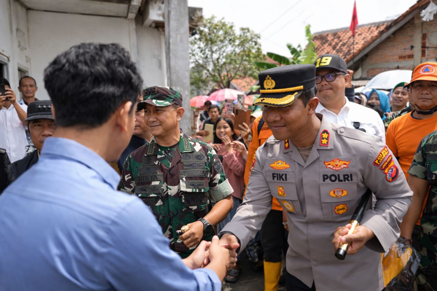 Wapres Gibran Tinjau Lokasi Banjir Karawang, Polres Karawang Pastikan Pengamanan Maksimal