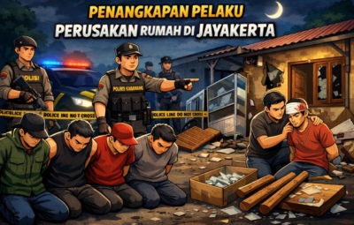 Aksi Anarkis Berujung Penahanan, Polres Karawang Tangkap Pelaku Perusakan Rumah di Jayakerta