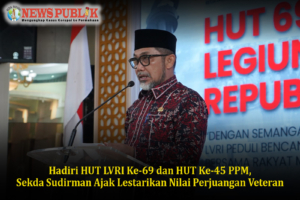 Hadiri HUT LVRI Ke-69 dan HUT Ke-45 PPM, Sekda Sudirman Ajak Lestarikan Nilai Perjuangan Veteran