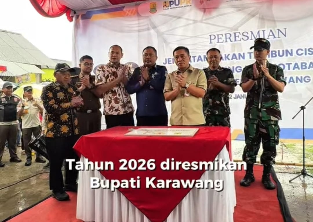 Resmikan Jembatan Bakan Tambun-Ciselang, Bupati Aep Tegaskan Komitmen Pemerataan Infrastruktur