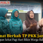 Jumat Berkah TP PKK Jambi, Sarapan Sehat Pagi Hari Bikin Warga Bahagia