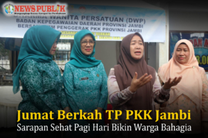 Jumat Berkah TP PKK Jambi, Sarapan Sehat Pagi Hari Bikin Warga Bahagia