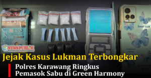 Jejak Kasus Lukman Terbongkar, Polres Karawang Ringkus Pemasok Sabu di Green Harmony