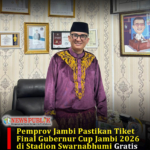 Pemprov Jambi Pastikan Tiket Final Gubernur Cup Jambi 2026 di Stadion Swarnabhumi Gratis