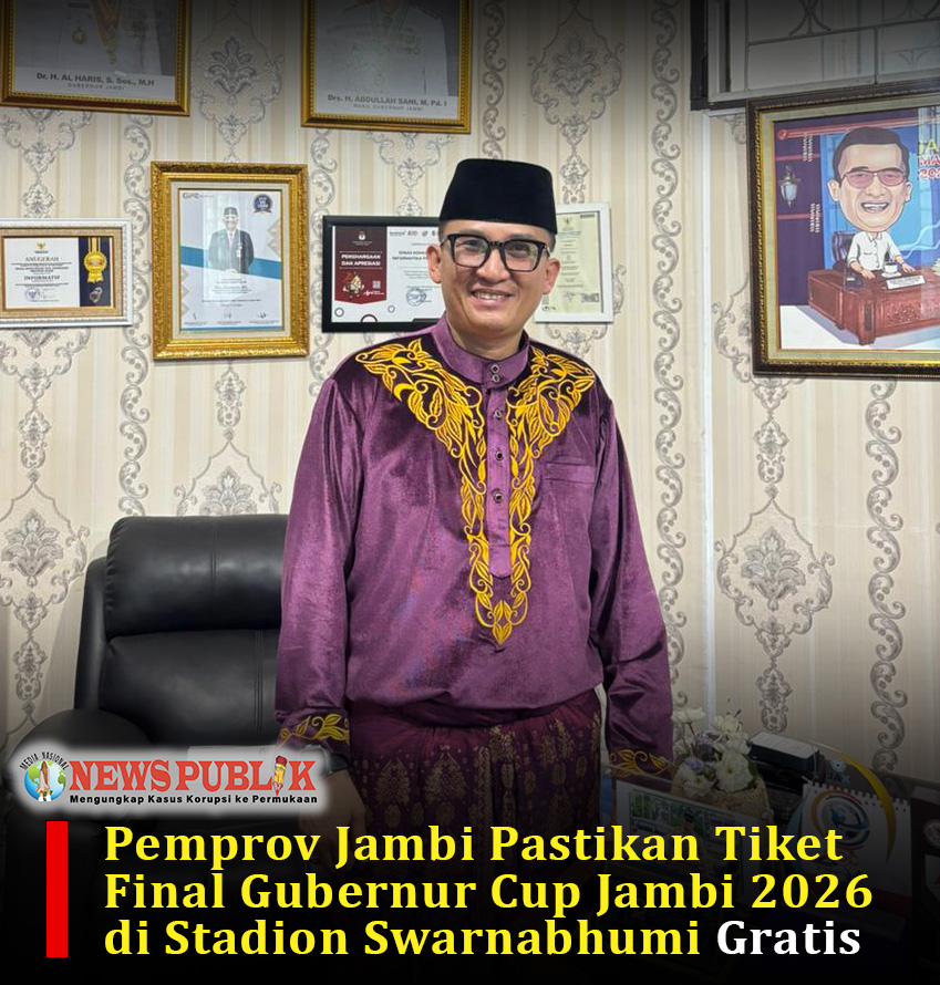 Pemprov Jambi Pastikan Tiket Final Gubernur Cup Jambi 2026 di Stadion Swarnabhumi Gratis