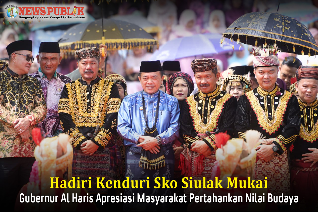 Hadiri Kenduri Sko Siulak Mukai, Gubernur Al Haris Apresiasi Masyarakat Pertahankan Nilai Budaya
