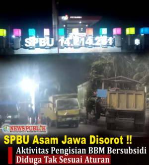 SPBU Asam Jawa Disorot !! Aktivitas Pengisian BBM Bersubsidi Diduga Tak Sesuai Aturan