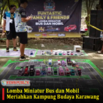 Lomba Miniatur Bus dan Mobil Meriahkan Kampung Budaya Karawang