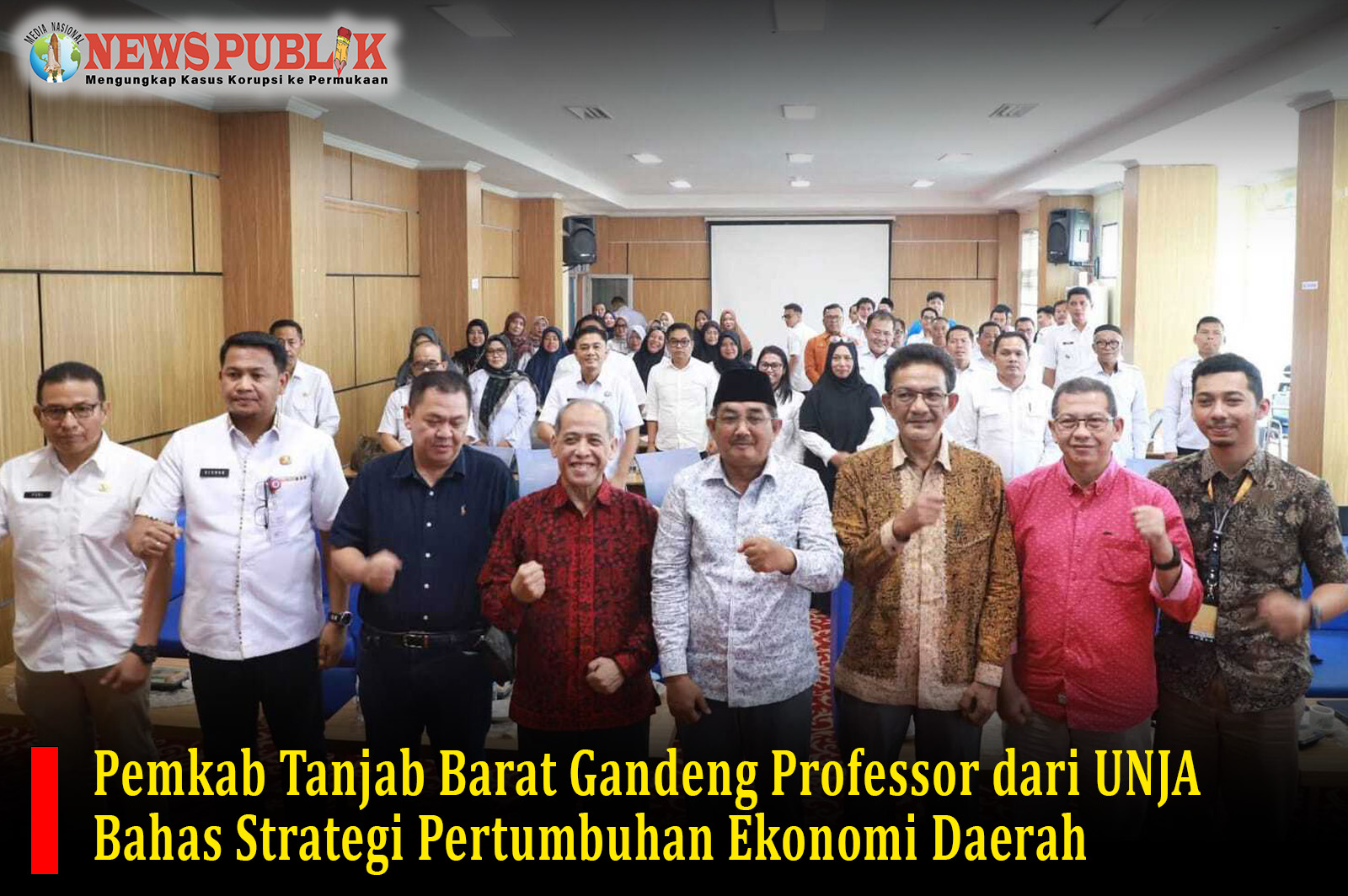 Pemkab Tanjab Barat Gandeng Professor dari UNJA Bahas Strategi Pertumbuhan Ekonomi Daerah
