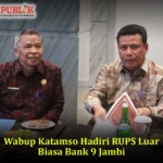 Wabup Katamso Hadiri RUPS Luar Biasa Bank 9 Jambi