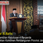 Gubernur Al Haris: Pengambilan Keputusan 4 Ranperda Tunjukkan Komitmen Pembangunan Provinsi Jambi