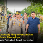Kapolres Karawang Pimpin Pemantauan Langsung Banjir Karangligar, Pastikan Anggota Polri Ada di Tengah Masyarakat