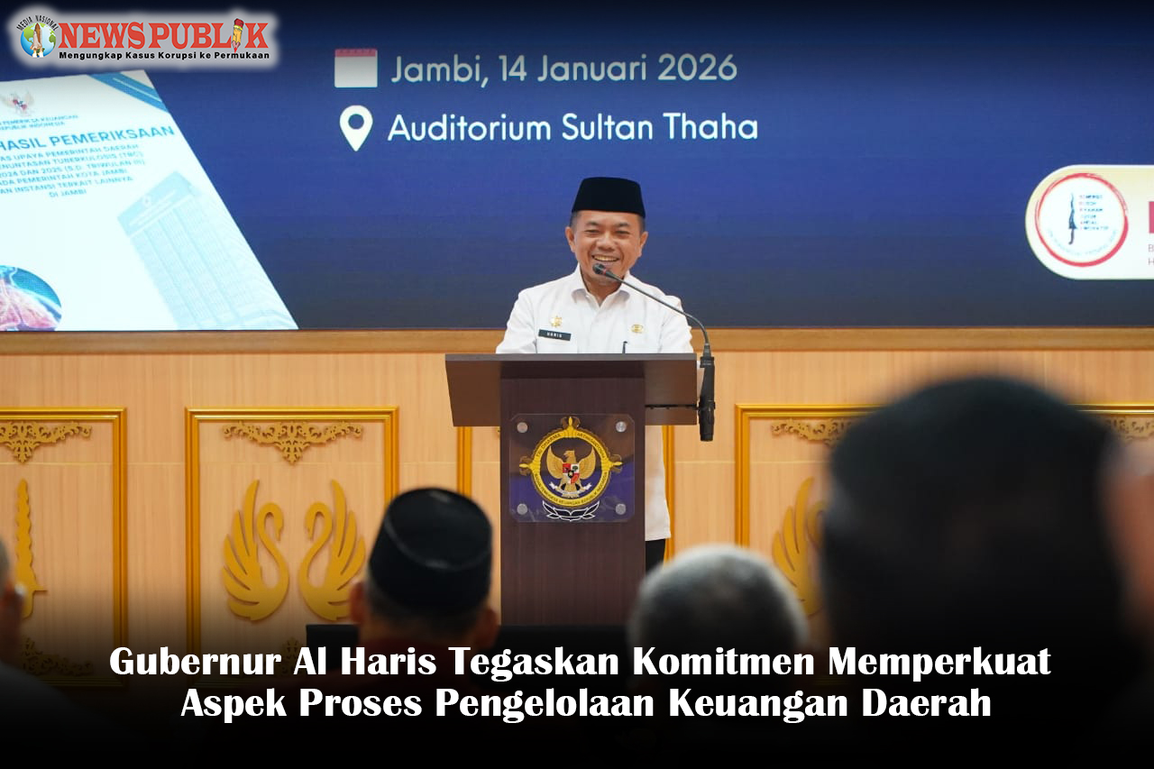 Gubernur Al Haris Tegaskan Komitmen Memperkuat Aspek Proses Pengelolaan Keuangan Daerah