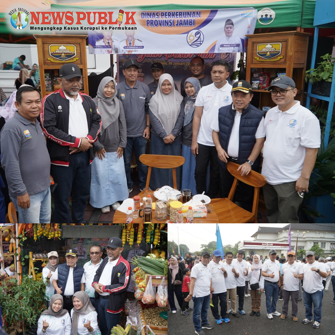 HUT Ke-69 Provinsi Jambi, Gubernur Al Haris Ajak Warga Jalan Santai dan Buka Pasar Tani HUT Ke-69 Provinsi Jambi, Gubernur Al Haris Ajak Warga Jalan Santai dan Buka Pasar Tani