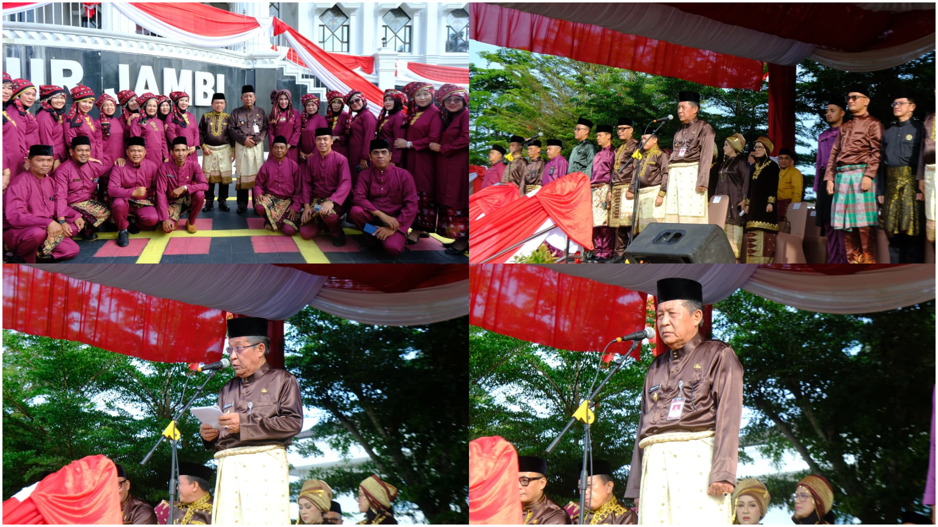 Upacara HUT ke-69 Provinsi Jambi, Momentum Perkuat Kolaborasi Menuju Jambi MANTAP