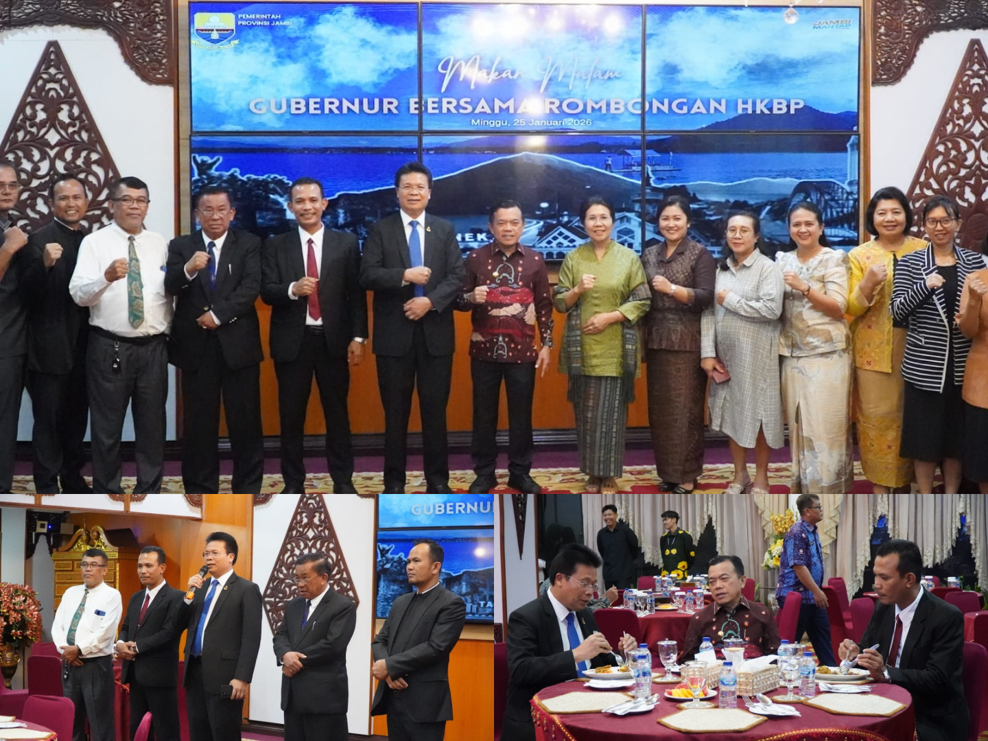 Gubernur Al Haris Ajak Pengurus Gereja HKBP Jambi Perkuat Kerukunan Antar Umat