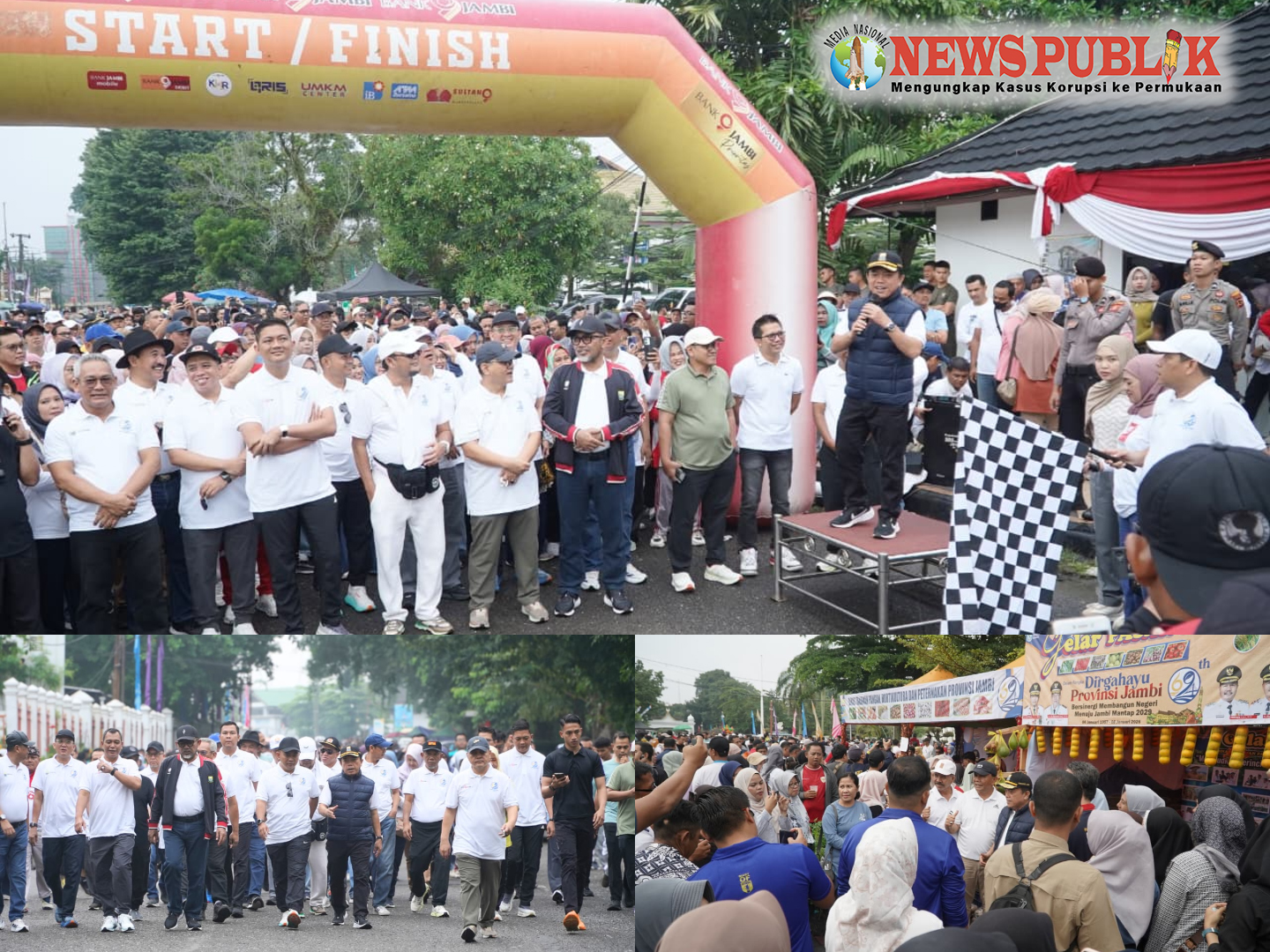 HUT Ke-69 Provinsi Jambi, Gubernur Al Haris Ajak Warga Jalan Santai dan Buka Pasar Tani HUT Ke-69 Provinsi Jambi, Gubernur Al Haris Ajak Warga Jalan Santai dan Buka Pasar Tani