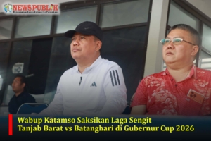 Wabup Katamso Saksikan Laga Sengit Tanjab Barat vs Batanghari di Gubernur Cup 2026