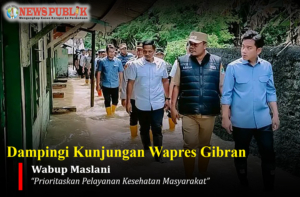 Dampingi Kunjungan Wapres Gibran, Wabup Maslani : Prioritaskan Pelayanan Kesehatan Masyarakat