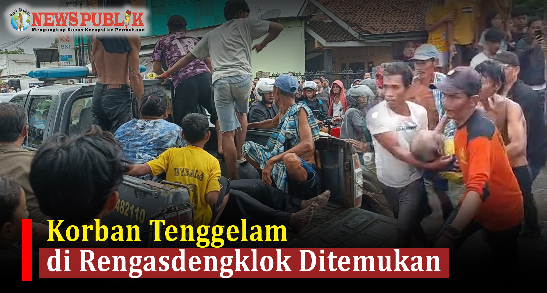Korban Tenggelam di Rengasdengklok Ditemukan Korban Tenggelam di Rengasdengklok Ditemukan